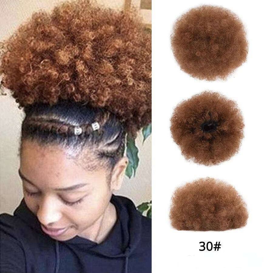 Deep Wave Drawstring Ponytail Hair Extension Cheveux humains humides et ondulés 