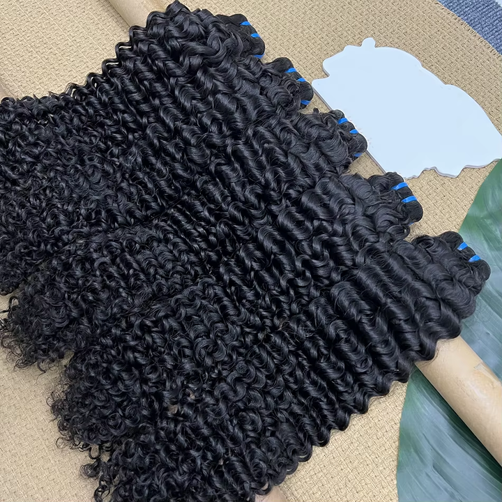 Lumiere 15A French Wave 100% Human Hair 4 Bundles for Women Brazilian Raw Hair Extensions