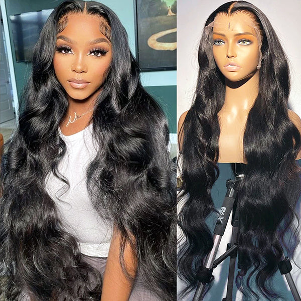 Lumiere Pre-cut 5x5 HD Invisible Lace Front Wigs Pre Plucked Body Wave Glueless Human Hair Wigs