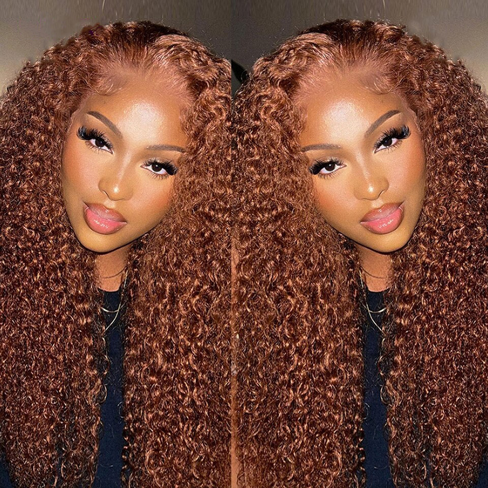 #33 Blonde Water Wave 3 Bundles with 4x4 Lace Closure