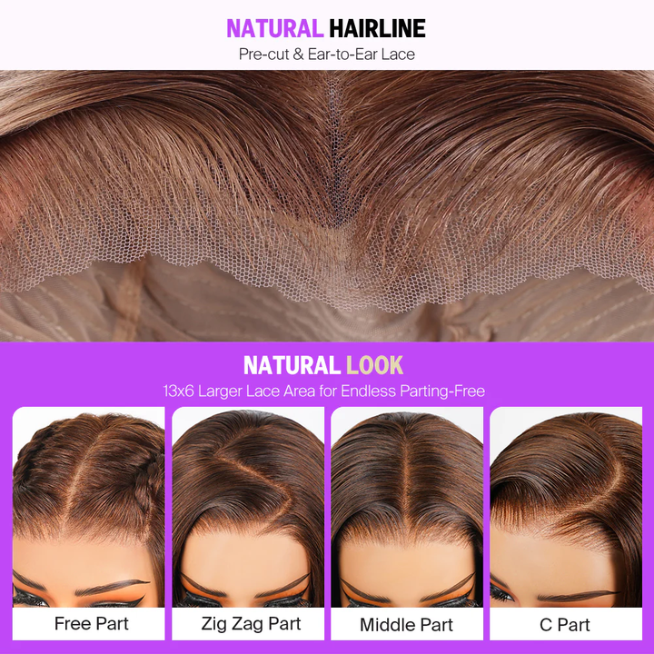 Lâche Deep Wave HD Transparnet Lace Frontal Perruques de Cheveux Humains pour les Femmes Noires 