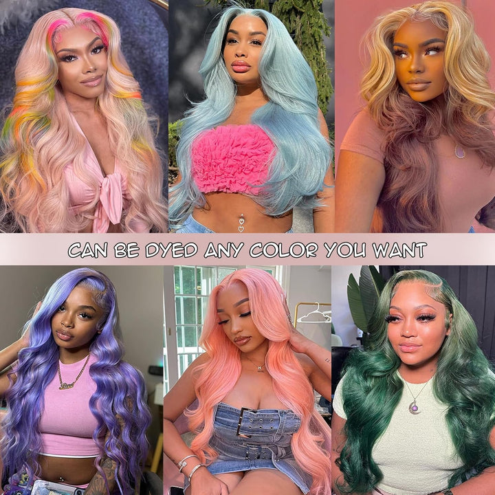 Lumiere Hair 613 Body Wave Lace Frontal Human Hair Wigs With Optional Replaceable Lace Front