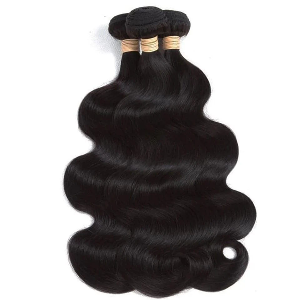 lumiere 3 Bundles Body Wave Brazilian Virgin Human Hair Extension 8-40 inches