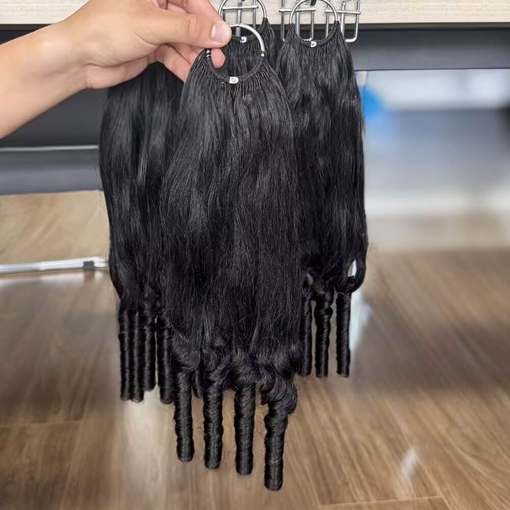 Color Hair #4 Tape In Hair Extensions Cheveux Raides Vierges Humains 20 pcs/1pack 100% Cheveux Humains 