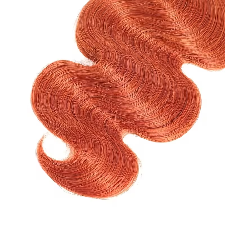 #4 Brown Body Wave 3 Bundles avec 4X4 Lace Closure 100% cheveux humains vierges 