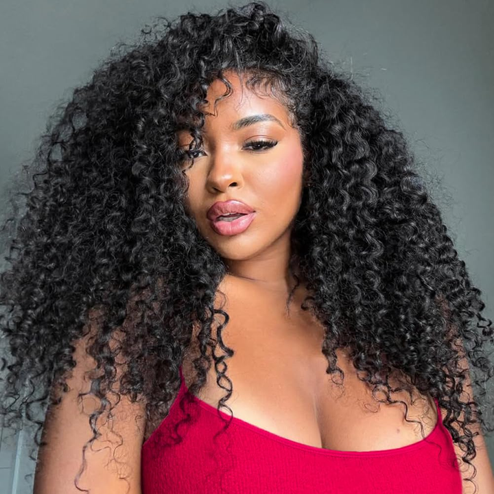 Perruque brésilienne de cheveux humains sans colle U Part Water Wave 