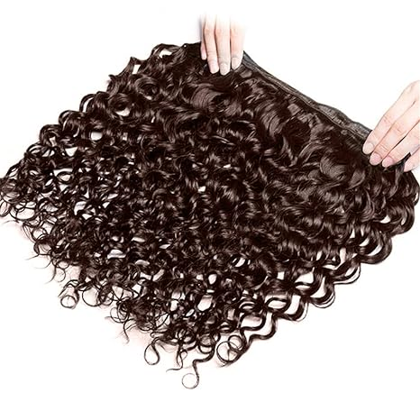 #4 Brown Body Wave 3 Bundles avec 4X4 Lace Closure 100% cheveux humains vierges 