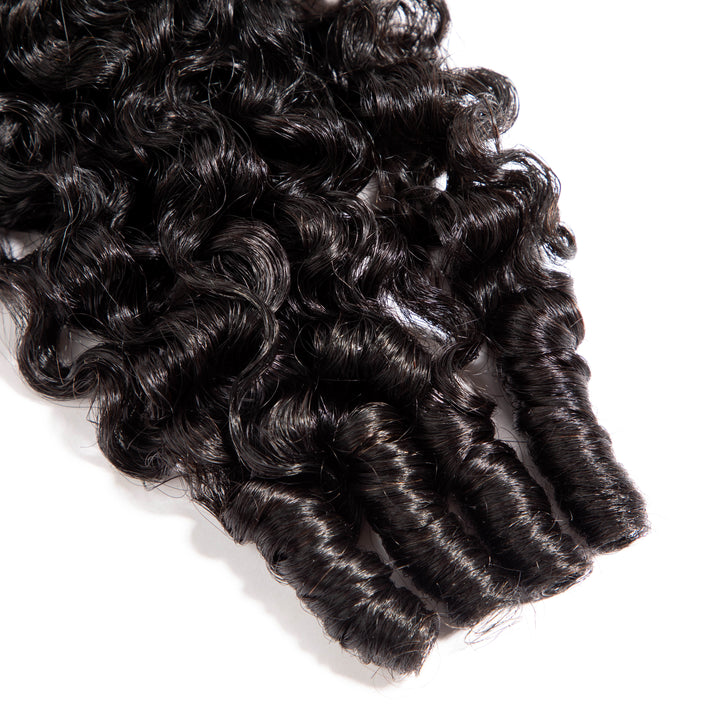 Lumiere Burmese Curly Feather Miracle Crochet Human Hair Extension Save Time With This Design