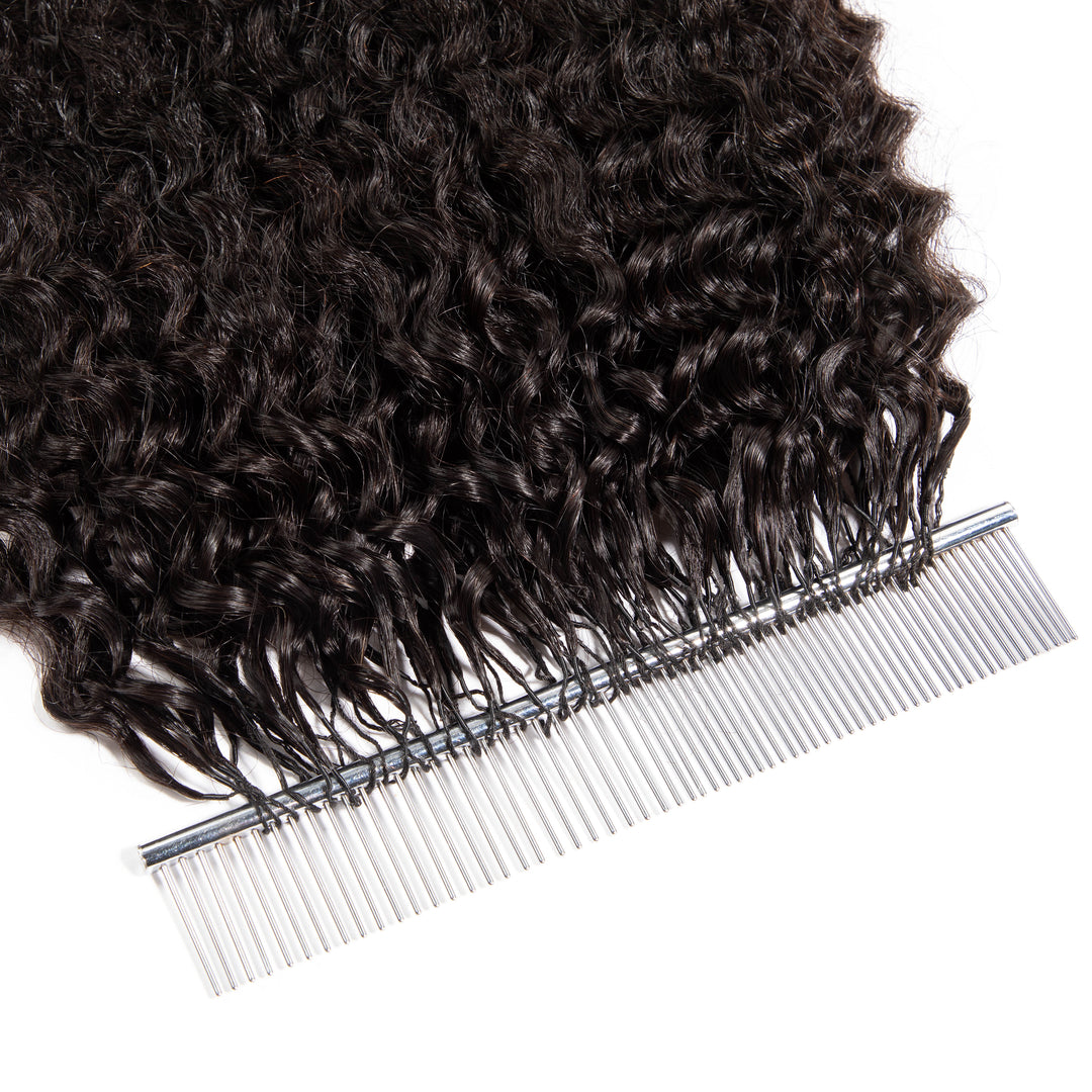 Lumiere Burmese Curly Feather Miracle Crochet Human Hair Extension Save Time With This Design