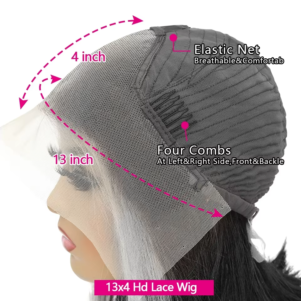 Lumiere 13x4 Body Wave Highlight Lace Front Wig Human Hair P4/27 Colored Wigs Honey Blonde Wigs (No Code Need)