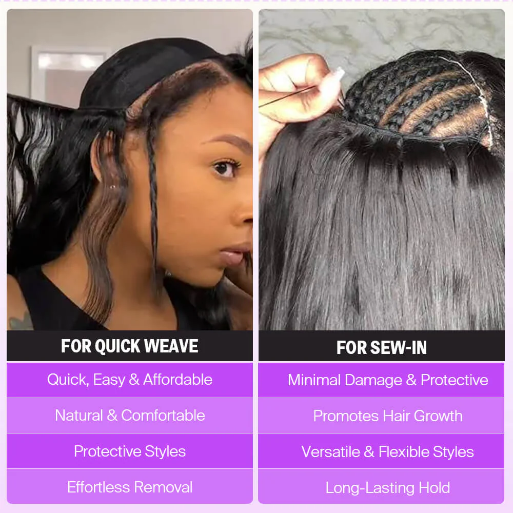 (B1) Peruvain Body Wave 4 Bundles Deal 100% Human Hair for Black Women Hair Extensions 8-40 inches