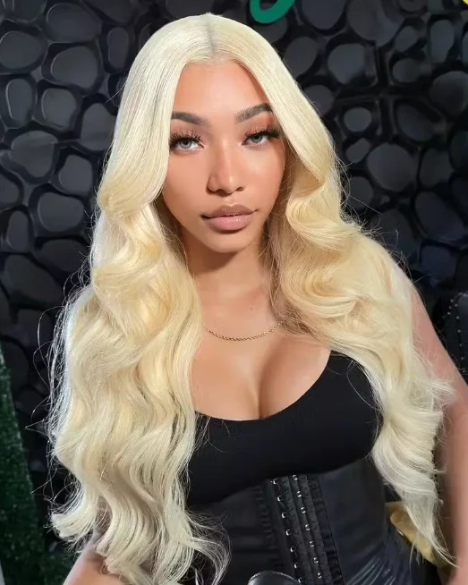 [Glueless Wig]  Lumiere 13x4 Frontal Lace Glueless 613 Blonde Body Wave Wig（No Code Need）