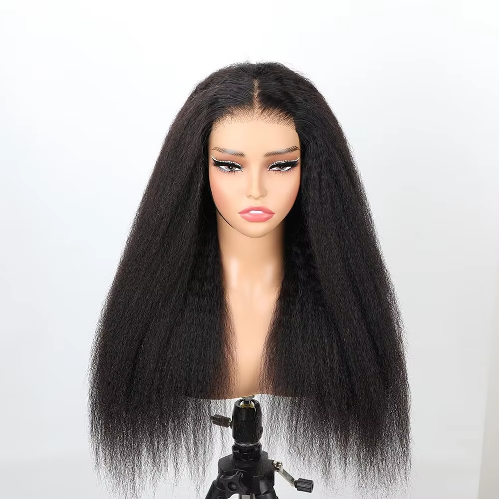 [Glueless Wig] Lumiere Hair Pre-cut Kinky Straight Glueless HD 6X4/4x4  Lace Closure 100% Human Hair Wig