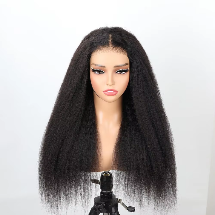 [Glueless Wig] Lumiere Hair Pre-cut Kinky Straight Glueless HD 6X4/4x4  Lace Closure 100% Human Hair Wig