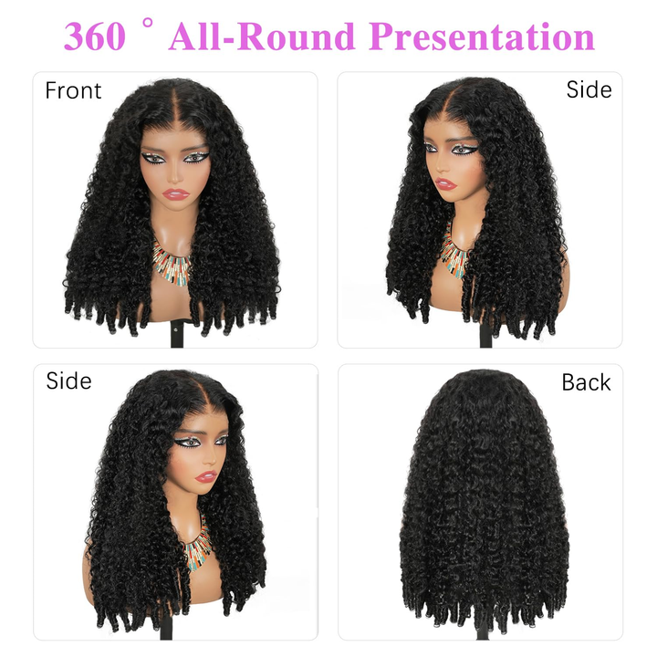 [Glueless Wig] Lumiere Hair Ready To Go Burmese Curly Glueless HD 6X4 Pre-cut  Lace Closure 100% Human Hair Wig