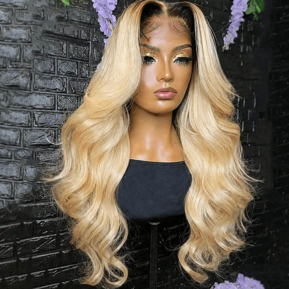 Lâche Deep Wave HD Transparnet Lace Frontal Perruques de Cheveux Humains pour les Femmes Noires 