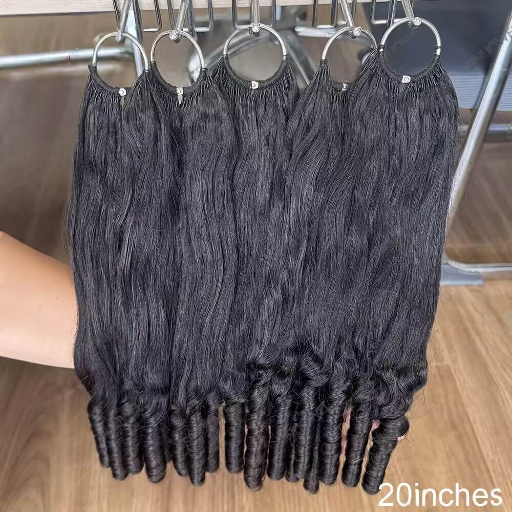 Color Hair #4 Tape In Hair Extensions Cheveux Raides Vierges Humains 20 pcs/1pack 100% Cheveux Humains 