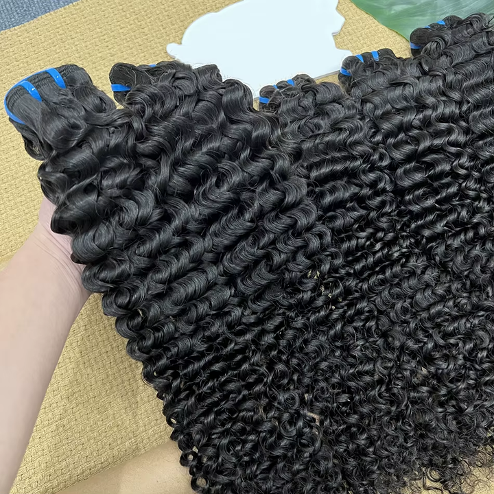 Lumiere 15A French Wave 100% Human Hair 4 Bundles for Women Brazilian Raw Hair Extensions
