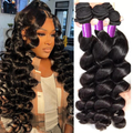 (B1) Peruvain Body Wave 4 Bundles Extension de Cheveux Humains 8-40 pouces