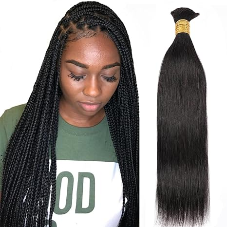 lumiere 1 Piece Straight Bulk For Braiding Hair Straight Human Hair Extension