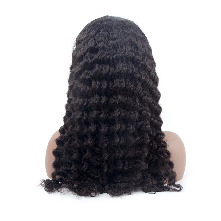 Lumiere Deep Curly Headband Wig Human Hair Glueless Wig For Black Women