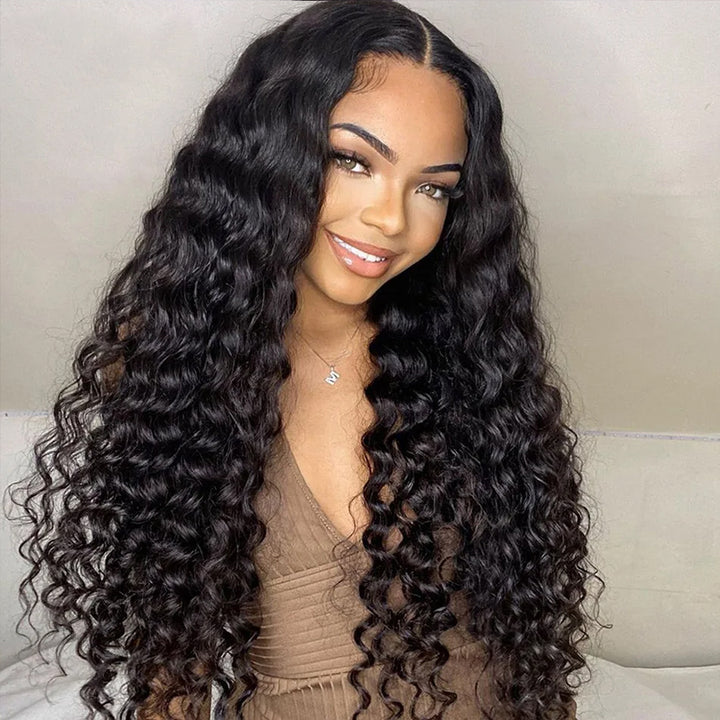 Lumiere Glueless Loose Deep Wave 4x6 HD Lace Wigs Human Hair Pre-cut Ready To Go Wig 180% Density