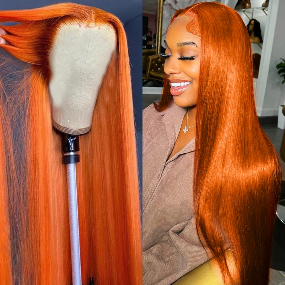 Lumiere Hair Color #350 Straight Wig 4x4 & 5x5 Pre-cut Lace Easy To Wear Glueless Wigs Human Hair