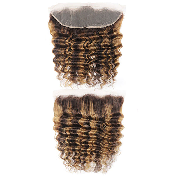 Highlight One Piece P4/30 Loose Deep Wave 13x4 HD Transparent Lace Frontal