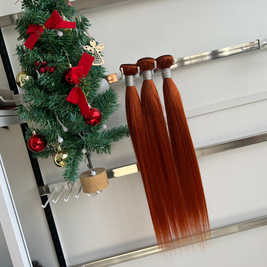 #4 Brown Body Wave 3 Bundles avec 4X4 Lace Closure 100% cheveux humains vierges 