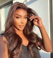 Lumiere Hair Color Chocolate Brown Body Wave 4x4 & 5x5  Pre-cut Lace Ready To Go Glueless Wigs Human Hair Wigs