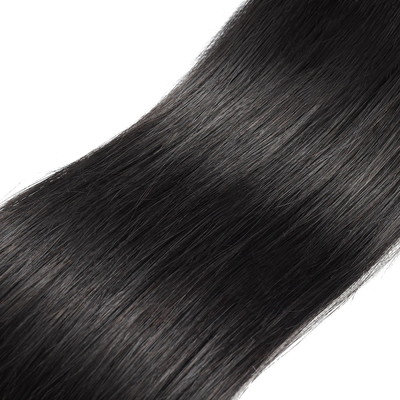 Straight 3 Bundles Avec 4 * 4 Dentelle Fermeture Remy Brésilien 100% Cheveux Humains
