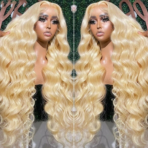 AMZ Lumiere 613 Honey Blonde 13x1x6 T Part Lace Body Wave Wig for Black Women