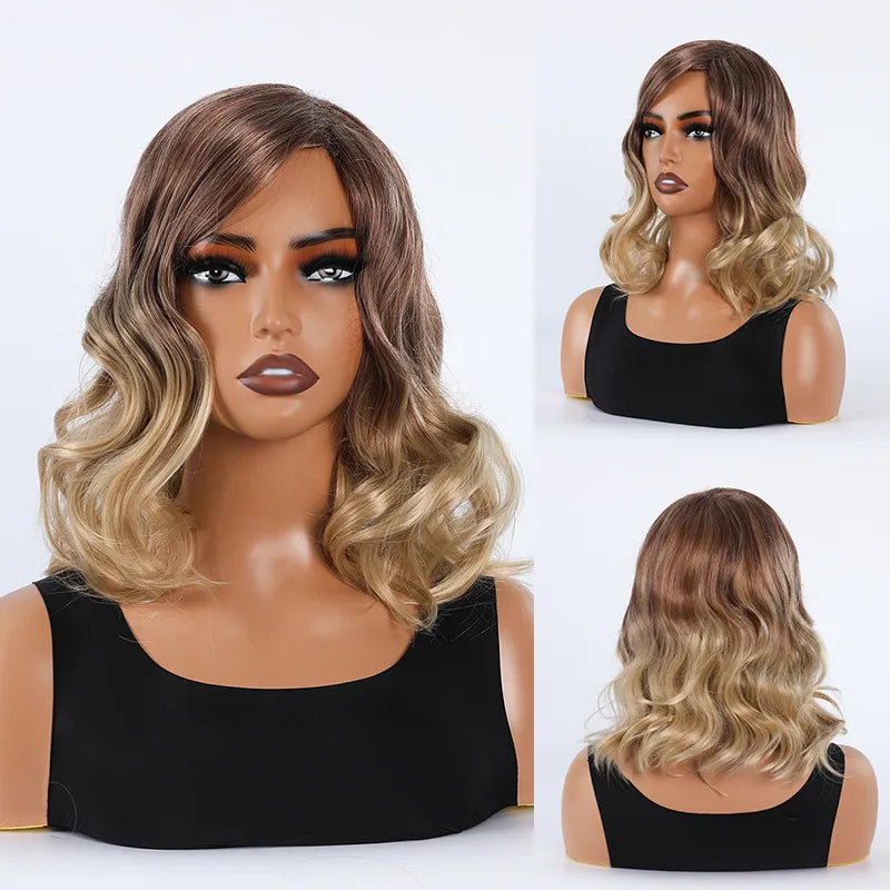 Limited Design | Black-Brown-Blonde Ombre Loose Wave 13x4 Frontal HD Lace Wig