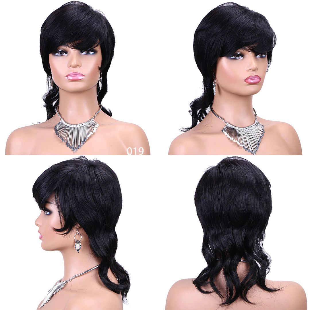 Droite Pixie Coupe Court Bob 13X1X4 T Partie HD Dentelle Perruques de Cheveux Humains Pour Les Femmes 