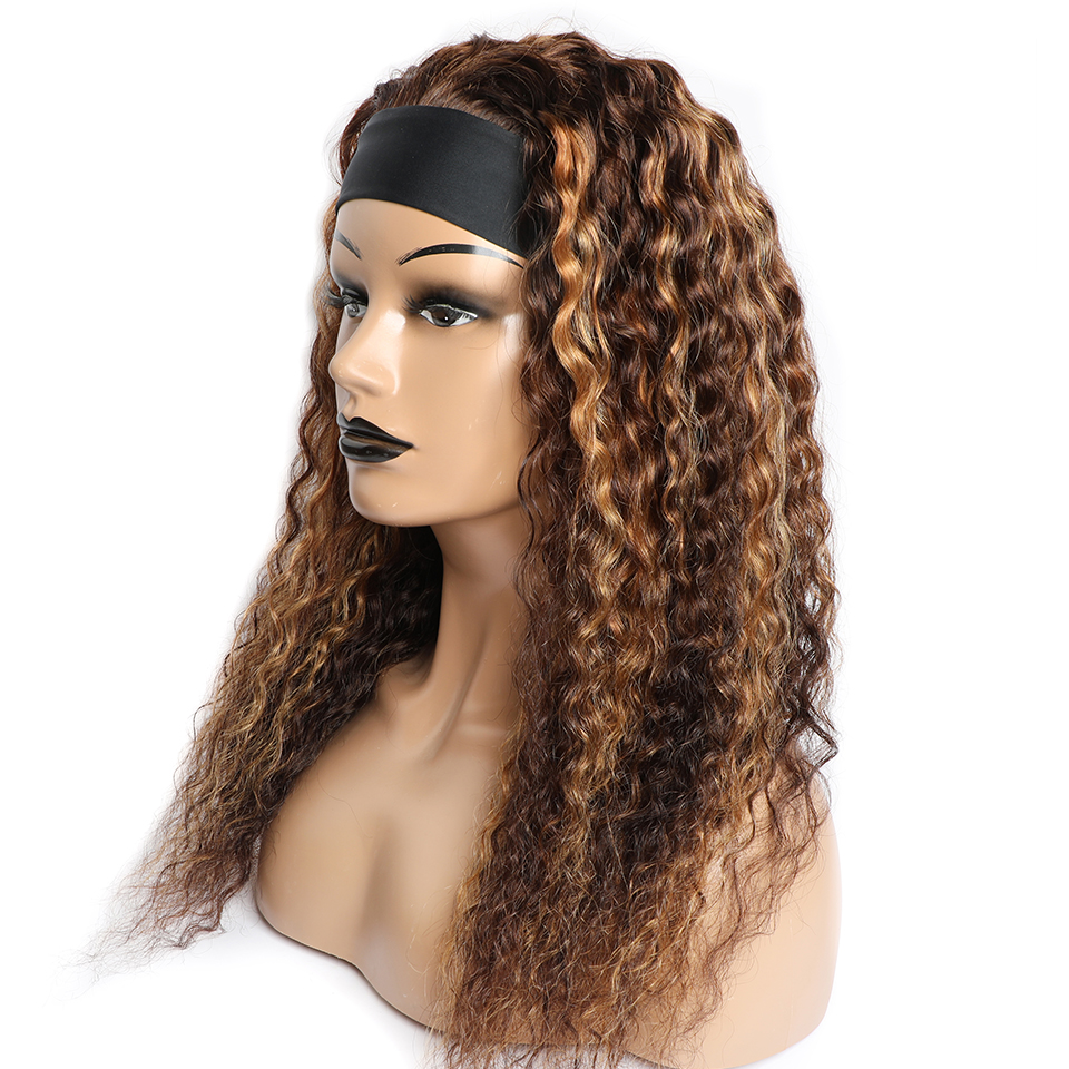 P4/30 Ombre Headband Wigs Human Hair Water Headband Human Hair Wigs for Women