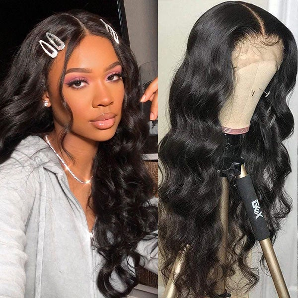 Lumiere Pre-cut 5x5 HD Invisible Lace Front Wigs Pre Plucked Body Wave Glueless Human Hair Wigs