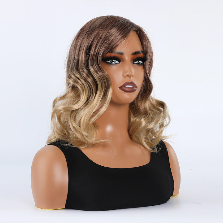 Limited Design | Black-Brown-Blonde Ombre Loose Wave 13x4 Frontal HD Lace Wig