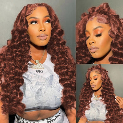 #33 Loose wave 3 Bundles With 13x4 Frontal Human Hair