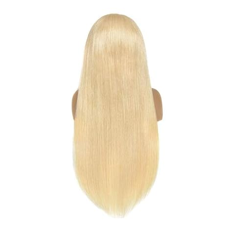 #613 Headband Straight Human Hair Wigs Full Machine Made None Lace Wig