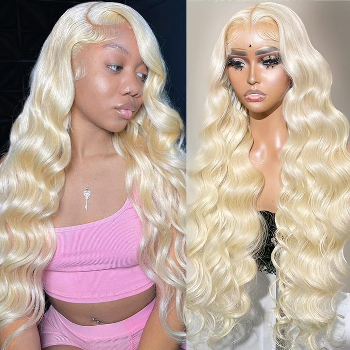 Lumiere Hair 613 Body Wave Lace Frontal Human Hair Wigs With Optional Replaceable Lace Front
