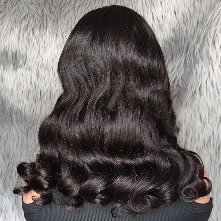 New In Ocean Wave Wig HD Lace 180% Density Human Hair Wigs For Black Women
