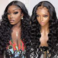 Loose Deep Wave Lace HD Closure Wig Wigs Human Hair For Women