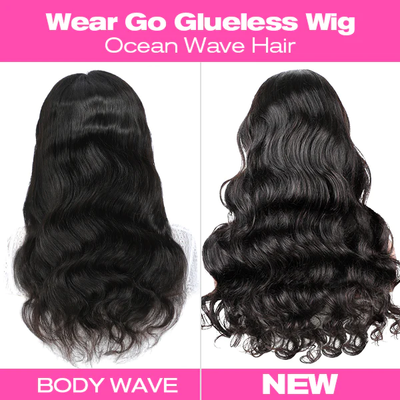 New In Ocean Wave Glueless Wig HD Lace Human Hair Wigs For Black Women