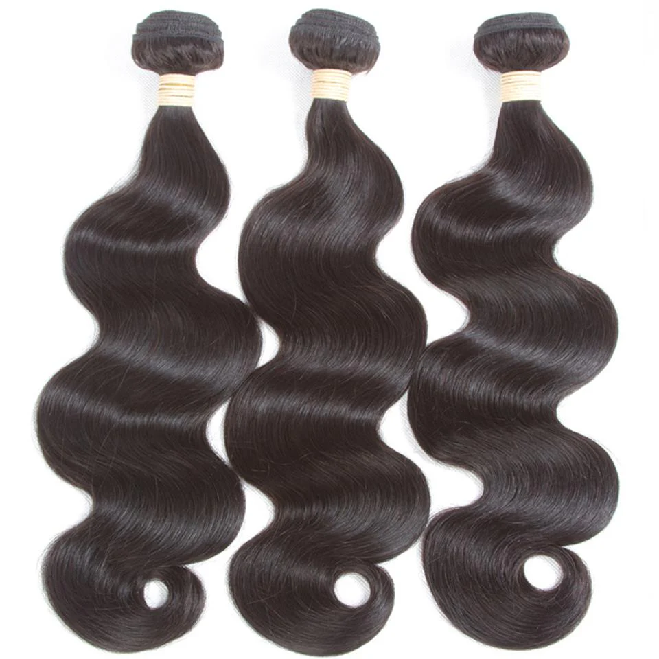 lumiere 3 Bundles Body Wave Brazilian Virgin Human Hair Extension 8-40 inches
