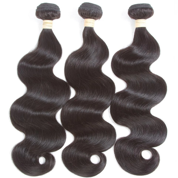 lumiere 3 Bundles Body Wave Brazilian Virgin Human Hair Extension 8-40 inches