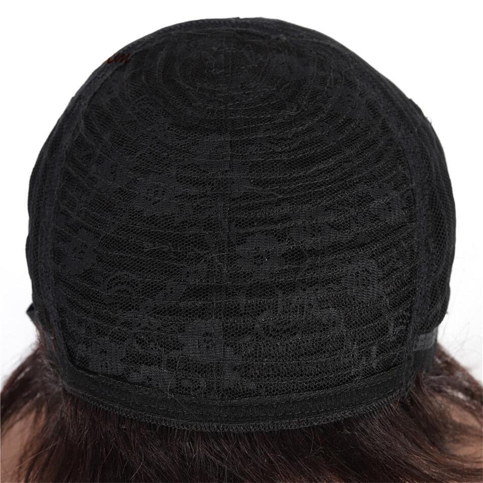 Big Sale：$ 91.89=Pixie Cut Natural Wave Bob Wig+1B/99J Short Straight Bob Wig