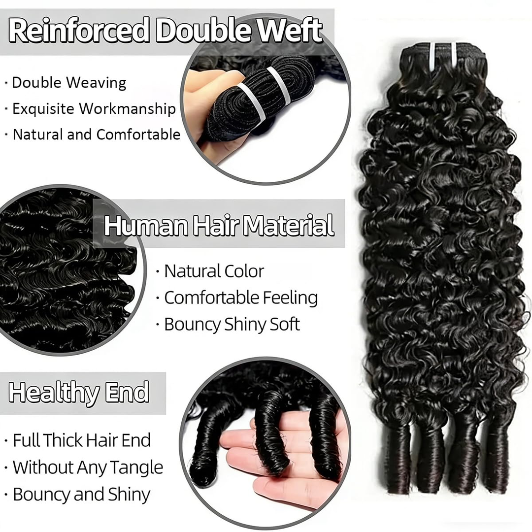 Lumiere Hair Straight Funmi Bundles de cheveux humains 3PCS / Package Bulk Deal Extension de cheveux humains 