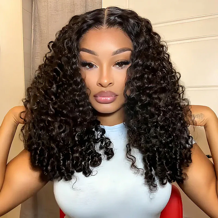 Burmese Curly Finger Coil Ends Clip in Human Hair Extensions 120g/8 Pieces 160g/10 Pieces