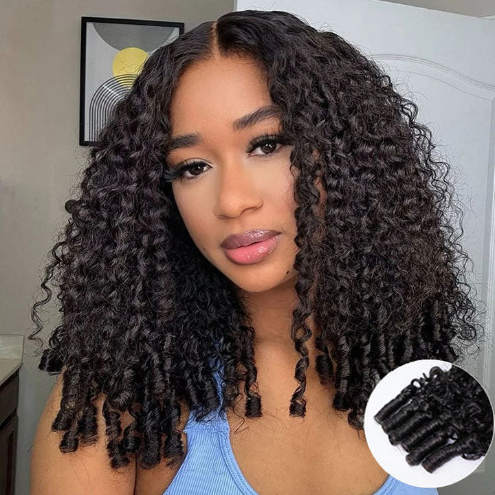 [Glueless Wig] Lumiere Hair Ready To Go Burmese Curly Glueless HD 6X4 Pre-cut  Lace Closure 100% Human Hair Wig
