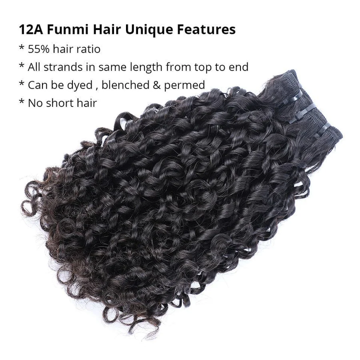 Pixie Curly Human Hair 1 Bundle Bundles Virgin Hair Extensation